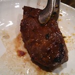 和牛 まつした - ●おまかせコース 8,500円(前菜・和牛ﾚｽﾃｰｷ・上塩ﾀﾝ・ﾈｷﾞ塩ﾀﾝｶﾙﾋﾞ・ｽﾃｰｷｶｯﾄ・焼しゃぶ・焼すき・ﾀﾚ焼・味噌焼比べ・和牛寿司)＋追加単品 ホルモン盛合せ 500円=9,000円 2019年01月