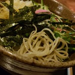 蕎麦切り 春のすけ - 細打ち麺です。