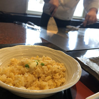 ステーキ円山 - ガーリックライス