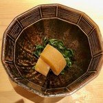 鮨 とかみ - 2019.1.  先付 干し数の子と若布