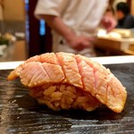 鮨 とかみ - 2019.1.   メジマグロのカマ