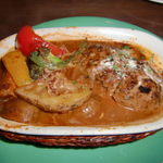 CASA CARINO - 限定１０食　煮込みハンバーグセット♪