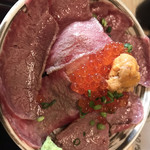 吉祥寺 肉ドレス海鮮丼 - 