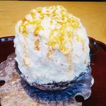 廚 菓子 くろぎ - 2月の限定かき氷　昔ぷりん