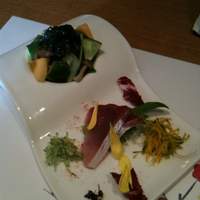日本料理 TOBIUME - お造りとサラダ（ランチ）
