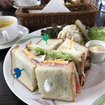 101357719 - クラブハウスサンドウィッチ（スープドリンクセット）