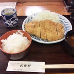 とんかつ武蔵野 - ロースかつ（1,000円）