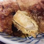 とんかつ武蔵野 - 極厚＆ジューシーロースの断面w