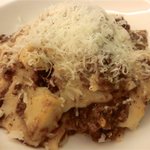 トラットリア 29 - 「ストラッチ　鹿と栗のラグー」：モチッとサラッと！野趣に溢れて、優しい甘さも♪