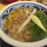 味美庵 - 肉うどん　730円