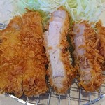 ごはん処 かつ庵 - 黒豚ロースかつ890円(税別)のアップ