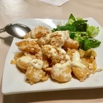 名鉄菜館 - 小海老のマヨネーズ炒め中盆