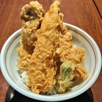 天ぷら酒場 なりた - 肉天丼　1060円