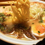 ラーメン櫻島 - 新作限定味噌ラーメン　麺アップ（ストレート麺に変更予定）