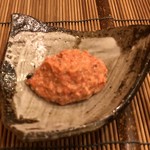 鮨駒 - 驚きの逸品、甘海老炙りミンチ。美味すぎておかわり致しました！