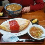 長寿庵 - オムライス900円