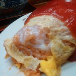 長寿庵 - オムライス900円