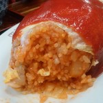 長寿庵 - オムライス900円