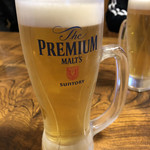 たけちゃん - 生ビール プレミアムモルツ