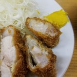 とんかつ 山さき - 上ロースかつ定食　(1,100円)