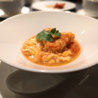 ミモザ - 卵とトマトの薫香炒め