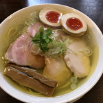 らぁ麺 紫陽花 - 特製塩らぁ麺(正規外メニュー)