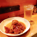 博多のおでん - 『たまご&すじ』しゃんにシュワシュワたい♪