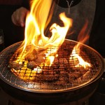 福山駅前酒場　情熱ホルモン - 炎発生③(2019.02.05)