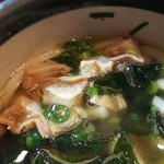 福山駅前酒場　情熱ホルモン - かすうどん この小さなホルモンが旨い！(2019.02.05)