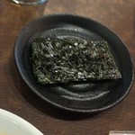 福山駅前酒場　情熱ホルモン - 韓国のり(2019.02.05)