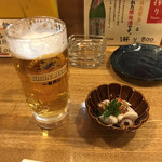 居酒屋山さん - ビールとお通し