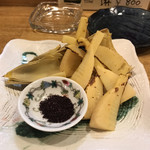 居酒屋山さん - 筍炭焼き