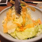 Kuimono Yawan Kura Yoshi Ekimaeten - 2019年2月　お通しのサラダ