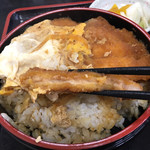 食事処みうら - カツ丼のアップです