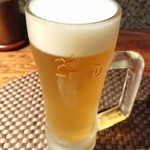 美食酒家　うまか - 生ビール。