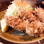 Tonkatsu Warashikko - カキフライ定食1150円税込はお得です！