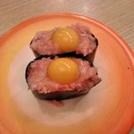 すし江戸 - うずら鉄火