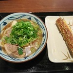 丸亀製麺 - 鴨ねぎうどん650円