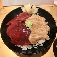 鮨 からく - づけ·鯛のごま和え (スープ付き)1080円