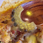 まっちゃんカレー - ゴーヤのピクルス