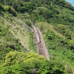 サドルバック - すぐ下の東海道線
