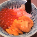 鮨処 多田 - いくら､うに､甘えびミニ丼