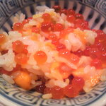 鮨処 多田 - うに､いくら混ぜご飯！
