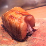 鮨処 多田 - 笹蒸し焼き穴子