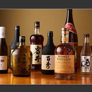 天ぷらと引き立て合う、多彩なお酒をご用意。