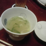 鳥料理 玉ひで - 軍鶏のスープ