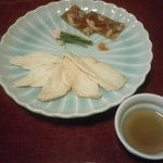 鳥料理 玉ひで - ささみと煮こごり
