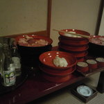 鳥料理 玉ひで - 軍鶏鍋スタンバイ！