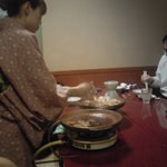 鳥料理 玉ひで - 仲居さんが作ってくれます♪