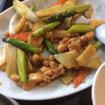 百鳳苑 - オイスターソースでまとまったプリプリ食感